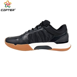 Custom White Black Court Pro Hombres Mujeres's Light Wide <span class=keywords><strong>Pickleball</strong></span> Zapatos - Product Image 1