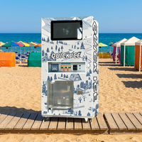 Máquina Expendedora de Hielo Automática Comercial YISO con Sellado de Bolsas, Capacidad de 450 kg/día, Control por IA con SDK y Pago Personalizable