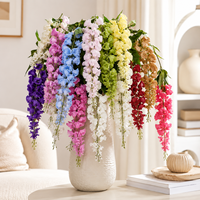 Centres de table en fleurs artificielles en soie blanche de haute qualité, faits à la main, pour mariage, maison, événements en plein air, décoration de table