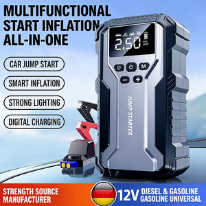 Arrancador de Baterías de Alta Calidad para Automóviles de 12 V, Banco de Energía, Linterna, Inflador de Neumáticos, Todo en Uno, Capacidad de Batería de 99800 mAh - Product Image 1