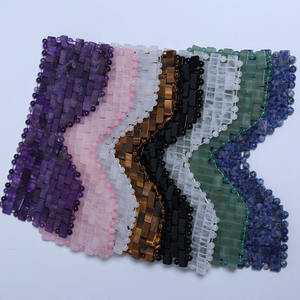 10 مجموعات متنوعة من أقنعة العين الطبيعية من اليشم والأوبال، أقنعة تدليك للعين للنوم العميق وعلاج الهالات السوداء، قناع عين من الكوارتز الوردي - Product Image 4