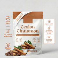 Gélules de cannelle de Ceylan en gros sous marque privée OEM avec huile MCT, supplément équivalent 7200 mg pour la santé cardiaque et le soutien immunitaire