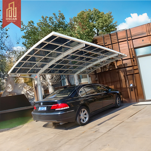 Structure moderne personnalisée Abris d'ombrage solaires simples en alliage d'aluminium à poser soi-même <span class=keywords><strong>Abri</strong></span> pour <span class=keywords><strong>voiture</strong></span> avec forte charge de neige - Product Image 3