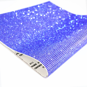 สติกเกอร์คริสตัลติดเองแบบร้อน ลายตาข่าย ประดับเพชร แผ่นเพชรทรงกลม สำหรับตกแต่งเล็บ เสื้อผ้า รองเท้า ขนาด 40x24 ซม. - Product Image 3