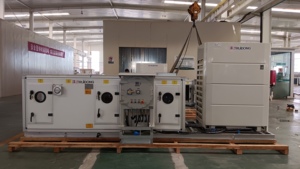 Unité d'échange d'air frais industrielle haute efficacité Ruidong 50 kW, type antidéflagrant, nombre de rangées de tuyaux 4 rangées 6 rangées - Product Image 2