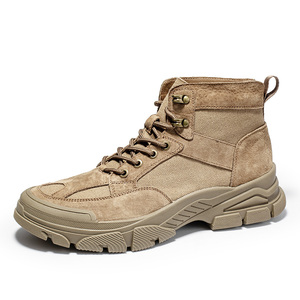 Botas de Senderismo de Cuero Genuino para Hombre, Profesionales, de Alta Calidad, Impermeables, Antideslizantes, para Escalar, para Todas las Estaciones, Invierno - Product Image 2