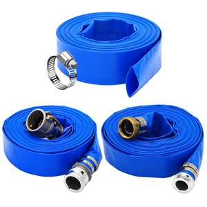 Heißer Verkauf: Hochwertiges PVC-Flachwasserrohr, blau, 1/4–12 Zoll, für Schwimmbadpumpen und landwirtschaftliche Bewässerung, zuschneidbar - Product Image 3