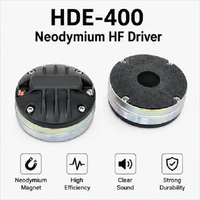 HDE-400 Neodimyum Kompresyon Sürücüsü 1.0" VC Titanyum Diyaframlı Metal Gövdeli 70W AES 8 Ohm PA Hoparlör Sistemi için