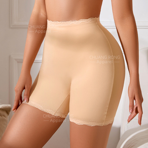 Fabricant de vêtements de forme grande taille amincissant ventre <span class=keywords><strong>tondeuse</strong></span> bout à bout tenue quotidienne taille haute sans couture corps Shorts <span class=keywords><strong>pour</strong></span> les femmes - Product Image 3