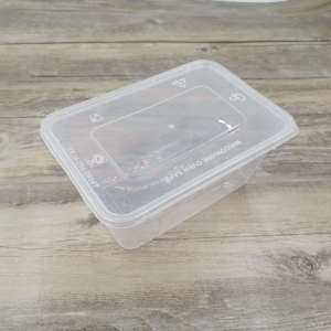 Premium 500ml ila 1000ml PP plastik paket servis kutusu Set ticari öğle yemeği ambalajı için tek kullanımlık mikrodalga güvenli gıda kapları - Product Image 3