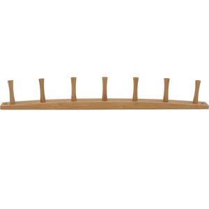 Crochets muraux en bois, porte-manteau mural en bois, crochet robuste pour suspendre serviettes et manteaux - Product Image 2