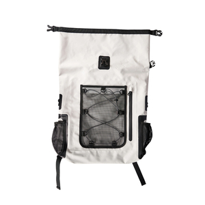Mochila Impermeable para <span class=keywords><strong>Escalada</strong></span> y Viajes, Mochila <span class=keywords><strong>Deportiva</strong></span> Portátil con Cierre Enrollable, Blanca y Suave - Product Image 2