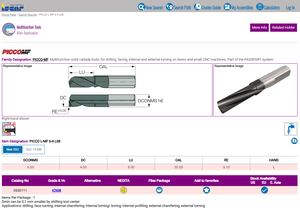 <strong>ISCAR</strong> PICCO L-MF 6-4 L08 IC908 Solid Carbide Tool PVD TiAlN Coated External Internal Turning Tools for Small CNC Machines - Product Image 3