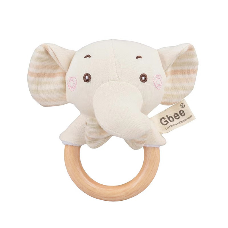 Bague en bois noeud papillon éléphant (carton)