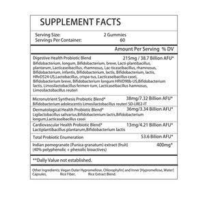 Cápsulas Sinbióticas Diarias de Alta Calidad con Probióticos, Suplemento Dietético que Apoya la Digestión y Mejora la Salud de la Piel - Product Image 6