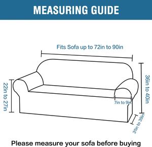 Best Sale Premium Elastic Stretch Non-Slip <b>Sofa</b> Cover High Quality Modern Style Seats Sets 230-280cm Width Customizable Color - Product Image 2