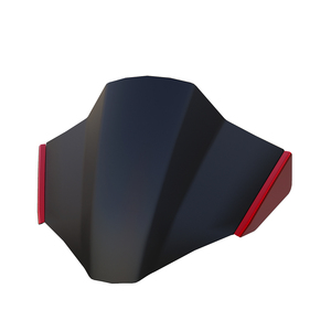 Pour <span class=keywords><strong>Ducati</strong></span> <span class=keywords><strong>Monster</strong></span> 937 MONSTER937 2021 2022 <span class=keywords><strong>2023</strong></span> moto aluminium pare-brise écran visière pare-brise coupe-vent déflecteur d'air - Product Image 3