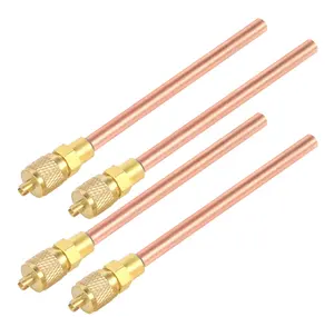 1/4" 3/4" 3/8"3/16" copper access valve / charging valve