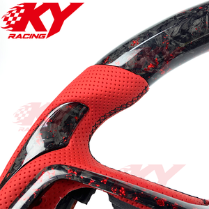 สำหรับ JEEP Wrangler JK JL TJ KJ Gladiator Rubicon RENEGADE 2011-2025พวงมาลัยรถยนต์สไตล์สปอร์ตทำจากคาร์บอนไฟเบอร์ - Product Image 2