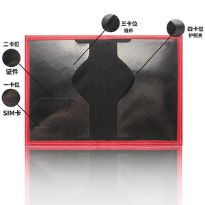 High Quality Mens Travel Pu Leather Cover Passport Holder Custom Print Designer for Man Women Wholesale - Product Image 6