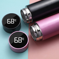 Meilleures ventes Amazan, mug intelligent de luxe, produits thermos et flasques sous vide, affichage de la température tactile LED, bouteilles d'eau