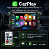 Lecteur multimédia MP5 pour voiture 8 pouces 2DIN F133 avec système d'exploitation Linux à démarrage rapide pour VW Golf Passat CC Jetta B6 B7, CarPlay sans fil, autoradio