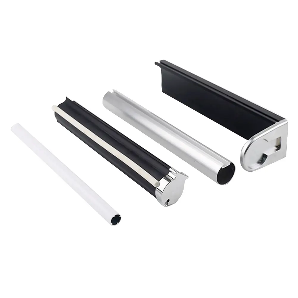 Aluminum Profile Customized High Quality Curtain Track Roller Blind Shade Accessories Tube 38mm