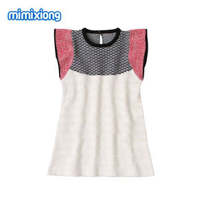 2020 faible QUANTITÉ MINIMALE <span class=keywords><strong>de</strong></span> COMMANDE D'été Filles Enfants Robes 12 Mois Style Africain Enfants Tricoté Robes À Volants Manches robe <span class=keywords><strong>de</strong></span> <span class=keywords><strong>nina</strong></span> - Product Image 2