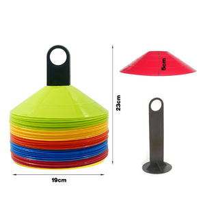 Özel Logo PVC açık futbol ve hız futbol eğitimi çeviklik konileri spor eğitimi için renkli - Product Image 2