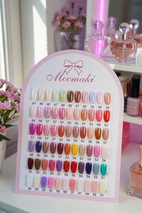 ชุดยาทาเล็บเจลวีแกน Mocmaki แบบขวดรูปหัวใจ สำหรับขายส่งแบบติดฉลากส่วนตัว - Product Image 4