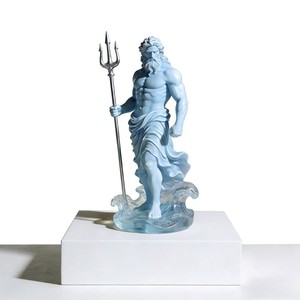 Poseidon, <span class=keywords><strong>dieu</strong></span> grec <span class=keywords><strong>de</strong></span> <span class=keywords><strong>la</strong></span> <span class=keywords><strong>mer</strong></span> - Décoration d'intérieur haut <span class=keywords><strong>de</strong></span> gamme, cadeau <span class=keywords><strong>de</strong></span> Noël, sculpture en résine par Bozhi Art, sculpture sur mesure - Product Image 1