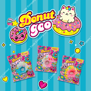 Juguete antiestrés de TPR suave y colorido con forma de donut, 3 estilos, juguete creativo para apretar, juguete blandito para aliviar el estrés, juguete sensorial para descompresión y diversión. - Product Image 2