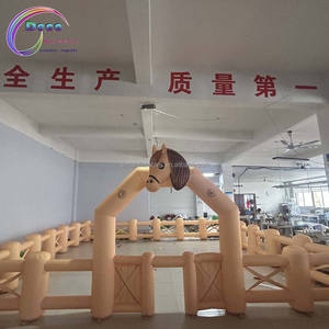 <span class=keywords><strong>Jeu</strong></span> <span class=keywords><strong>de</strong></span> terrain <span class=keywords><strong>de</strong></span> <span class=keywords><strong>jeu</strong></span> pour enfants annonçant la barrière gonflable <span class=keywords><strong>de</strong></span> cheval 6x6x2 mètres pour le but décoratif - Product Image 3