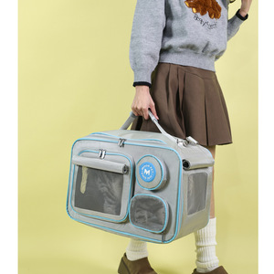 Hãng hàng không được phê duyệt vật nuôi tàu sân bay xách tay chó mèo Sling tàu sân bay túi có thể gập lại cho chó mèo đi bộ đường dài vật nuôi tàu sân bay - Product Image 4