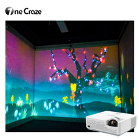 Nouveaux produits 2024 Écran de réalité virtuelle Affichage holographique 3D Projecteur interactif Jeu mural immersif Jeu interactif de dessin
