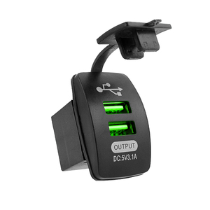 <span class=keywords><strong>Cargador</strong></span> Universal para coche, 5V, 3,1a, impermeable, puertos USB duales, adaptador automático, <span class=keywords><strong>cargador</strong></span> de teléfono a prueba de polvo para Iphone, <span class=keywords><strong>Xiaomi</strong></span>, Redmi, Samsung - Product Image 5