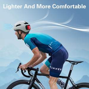 Nuevo diseño LED Smart Adult Bike Helmet con APP Control remoto Unisex Mountain Bike Helmet para paseos nocturnos - Product Image 4