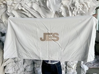 Draps d'hôtel d'occasion 60-120cm Couleur blanche 100% Coton Chiffon de nettoyage multi-usages Déchets textiles usagés