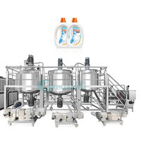 Mélangeur homogénéisateur sous vide en acier inoxydable 2000L - Machine à fabriquer la mayonnaise et la crème / Équipement de ligne de production de détergent liquide