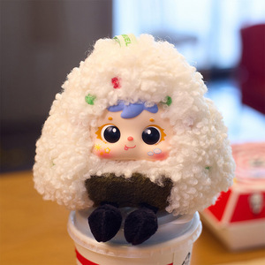 Three Little Hairs Figurine de crevette frite en peluche, boîte mystère, jouet décoratif créatif et mignon, cadeau - Product Image 4