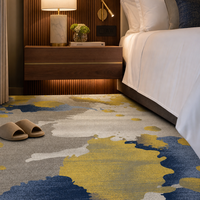 Tapis Axminster en laine et nylon sur mesure de luxe, tapis mural pour chambre d'hôtel 5 étoiles