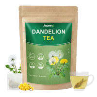 Sachets de thé aux feuilles de pissenlit naturelles sans sucre, à base de plantes, pour soutenir la détoxification du foie et l'équilibre hydrique