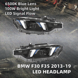 HXFG para Serie <span class=keywords><strong>3</strong></span> F30/F35 2013-2018, Faros Delanteros LED DRL, Plug-and-Play, 6000 Lúmenes, 6500K, Autopartes - Product Image 3