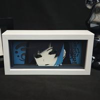 Lampe Anime, Lampe Manga, Veilleuse Manga, Décoration Anime, Décoration Kawaii, Décoration de Chambre Otaku pour Chambre d'Adolescent, Art Mural, Alimentation USB