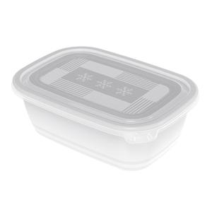 ROTHO Freeze Food <b>Storage</b> <b>Container</b> 1 L Set Of 3 For Freezing Meals - Product Image 1