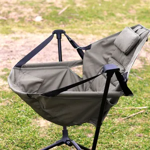 Oem Deluxe Oxford Glamping alüminyum taşınabilir katlanır uzanmış asılı sallanan hamak salıncak kamp sandalyesi satılık