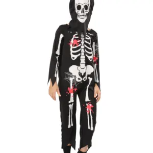 2024 Halloween sọ hiệp sĩ bánh gừng người đàn ông ma mặt bodysuit trang phục người đàn ông ma mặt trẻ em trình diễn Bộ