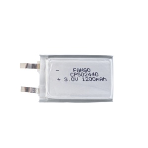 FANSO CP502440 3.0V 1200mAh אולטרה דק ליתיום סוללה - Product Image 5
