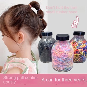 Fasce per capelli in gomma Color caramella per bambini fasce elastiche per capelli <span class=keywords><strong>accessori</strong></span> per 1000 pz/scatola - Product Image 4