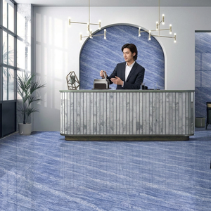Amezon Blue DC European Standard Porcelain Tiles 24x48 Inches / 600x1200 mm 20mm Antibacterial Outdoor Hall Bathroom Floor <b>Wall</b> - Product Image 6